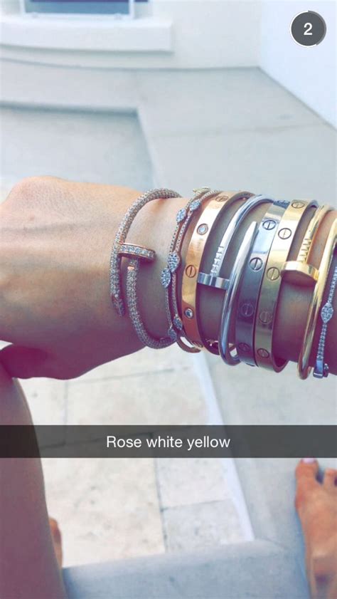 Kylie Jenner Arm Candy Cartier Kylie Jenner Jewelry Kylie Jenner