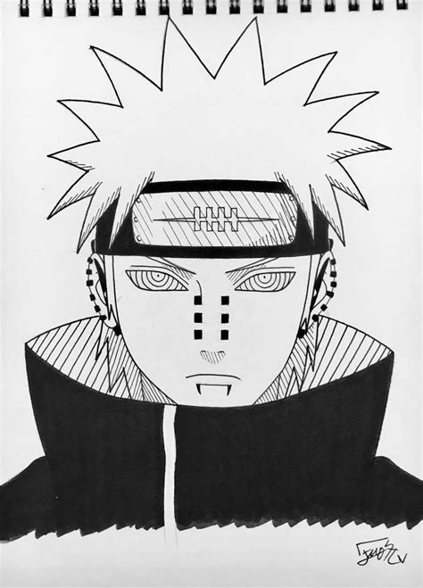 Pain Pein Naruto By Step On Mee On Deviantart Naruto Painting