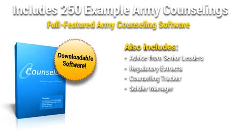 Counseling Statements Included Army Counseling Online