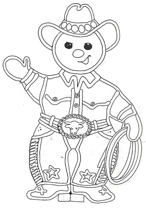 Kids will have a blast while putting color to these gorgeous gingerbread men. The Gingerbread Cowboy Coloring Page | Gingerbread man ...