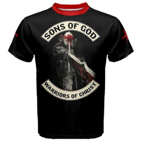 Temple Church Sons Of God Warriors Of Christ T Shirt Etsy