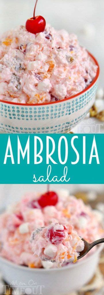 1 can (8 ounces) unsweetened pineapple chunks, drained. Ambrosia Salad - CUCINA DE YUNG | Fruit recipes, Diy food ...