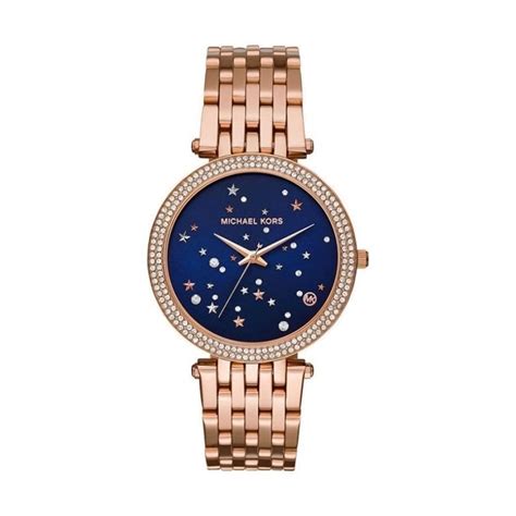 Michael Kors Mk3728 Ladies Rose Gold Darci Watch Womens Watches From