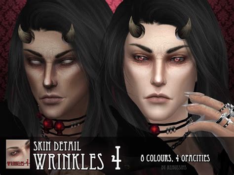 Sims 4 Ccs The Best Wrinkles 4 For Males By Remussirion