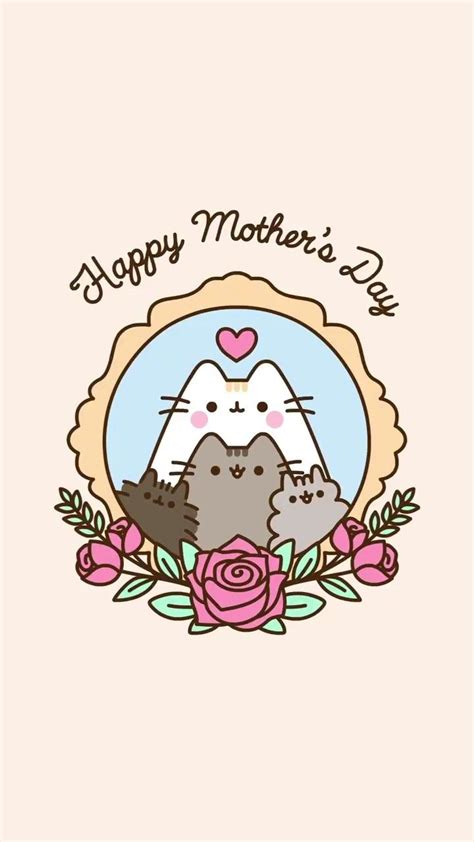 This cute pusheen drawing is perfect to show your mom how much you love her. Mother's Day | Dibujos kawaii, Gatito pusheen, Ilustraciones