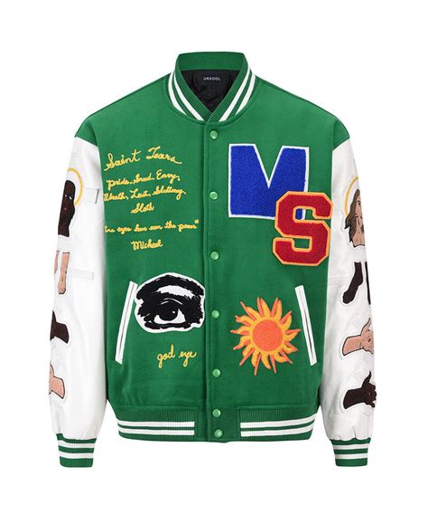 Graphic Varsity Jacket Urkoolwear