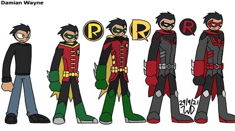 Damian Wayne Timeline By Gamewarsstudios On Newgrounds