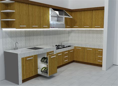 Desain dapur yang sekarang telah melalui beberapa fase dan menjadi lebih dari sekedar tempat memasak, menggunakan furniture berupa kitchn set minimalis, menunjukkan kualitas estetika yang bisa dipamerkan kepada orang yang berkunjung ke rumah. Model Desain Kitchen Set Minimalis Modern