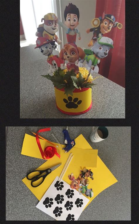 Paw Patrol Birthday Party Table Centerpiece Anna Birthday Party 6th