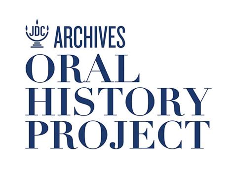 Jdc Archives Announces Completion Of New Oral History Project Jdc