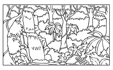 Amazon Rainforest Coloring Pages At Getdrawings Free Download