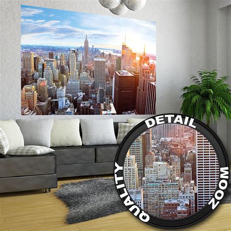 Wallpaper Mural Photo New York Skyline Wall Decor Paper Giant Poster