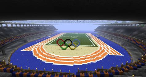 Olympic Stadium Soccer Minecraft Map