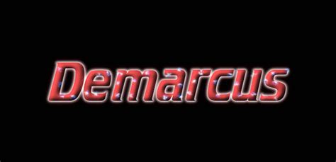 Demarcus Logo Herramienta De Diseño De Nombres Gratis De Flaming Text