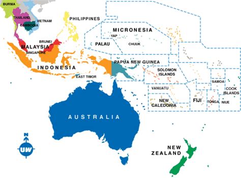 Australia Indonesia Map