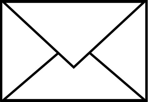 Free Envelope Clipart Black And White Download Free Envelope Clipart