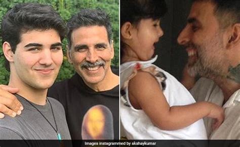 Fathers Day 2021 Akshay Kumars Post For His Dad And Kids Aarav