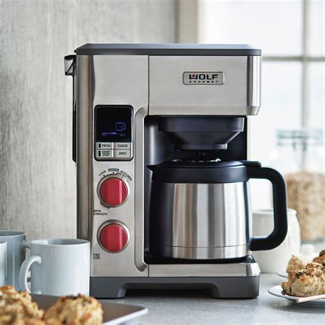 Easy to use, and coffee stays hot for a long time. Wolf Gourmet 10-Cup Coffee Maker | Sur La Table