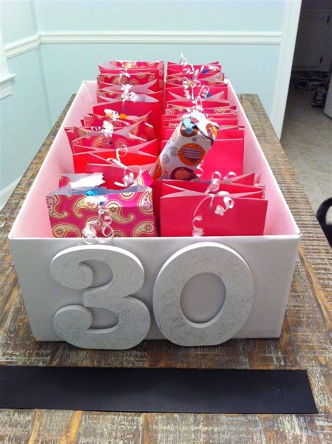 Hopefully these 30th birthday ideas left you feeling inspired! 30 presents for the 30 days before a 30th birthday! | Misc ...