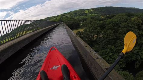 Kayaking Over The Pontcysyllte Aqueduct Full Crossing Youtube