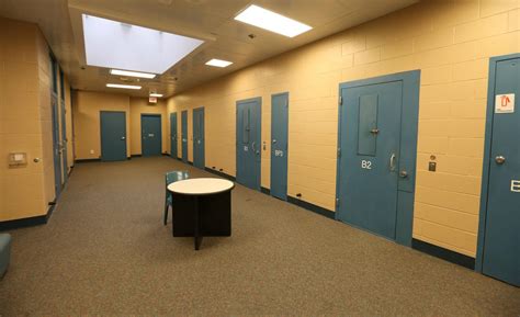 A Pod Of Detention Rooms At The Dane County Juvenile Detention Center