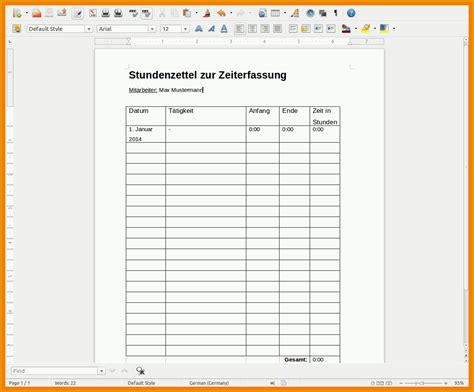 Stundenzettel 1.0 download auf freeware.de. Selten 16 Stundenzettel Vorlage Pdf - Kostenlos Vorlagen und Muster.