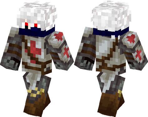 Minecraft Knight Skin Layout