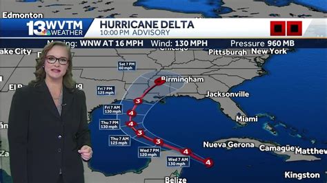 Tracking Hurricane Delta Youtube