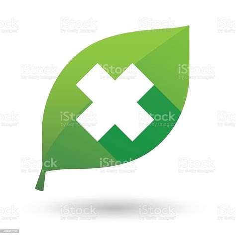 Green Leaf Icon With An Irritating Substance Sign Stock Illustration Download Image Now 2015
