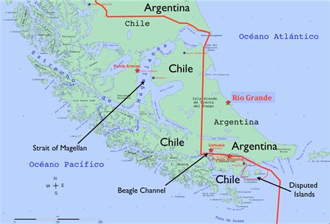 Tierra Del Fuego Map Por Outro Lado Podcast