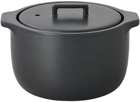 Kinto Kakomi Rice Cooker Ceramic Black Ih 土鍋 土鍋 ご飯 土鍋