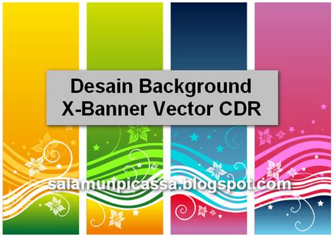 Kumpulan Desain Background X Banner Format Cdr Tempatnya Download Apa