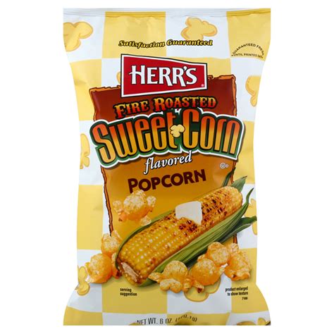 Herrs Sweet Corn Flavored Popcorn 6 Oz