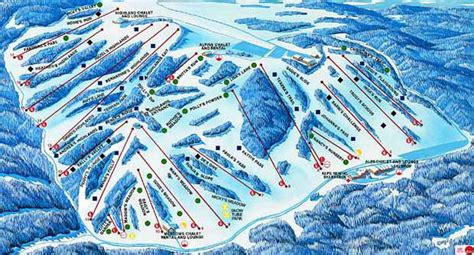 Afton Alps Ski Area Ski Trail Map Afton Minnesota United States Mappery