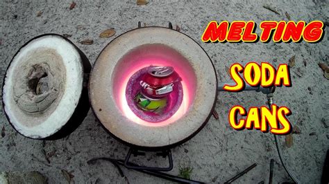 How To Melts Aluminum Cans Into Ingots Youtube