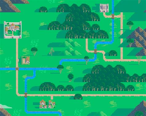 Free Pixel Art Overworld Tileset By Edermunizz