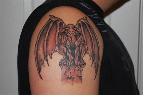 Man With Gargoyle Tattoo