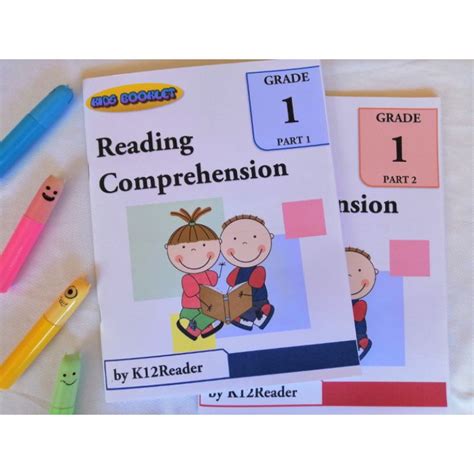 K12 Grade 1 2 3 4 5 Reading Comprehension 40 Pages Shopee