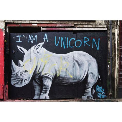 Rhinoceros I Am A Unicorn Graffiti In 2022 Street Art Beautiful