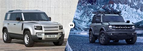 2022 Land Rover Defender Vs 2021 Ford Bronco Land Rover Annapolis