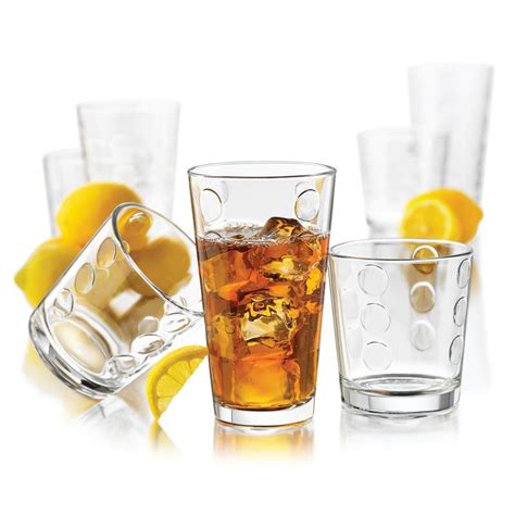 16 Pc Reno Glassware Set Libbey Retail Glassware Glassware Set Glass Set