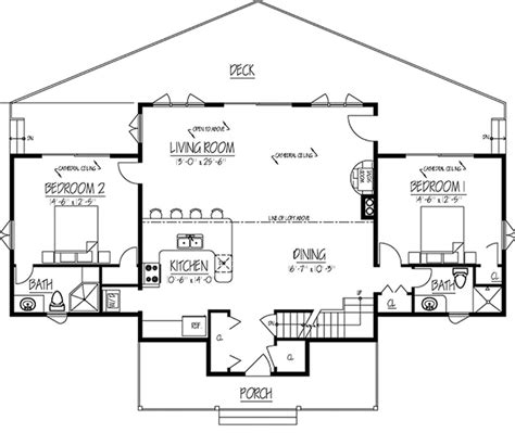 Lake Front Plan 1883 Square Feet 3 Bedrooms 3 Bathrooms 1754 00029