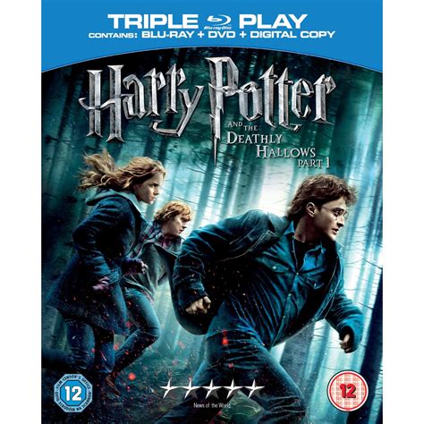 Harry Potter And The Deathly Hallows Part 1 Blu Ray Front Cover