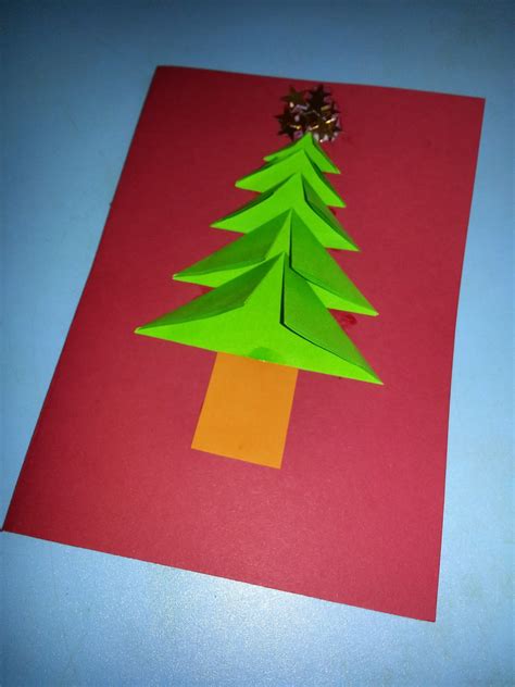 Jak łatwo Zauważyć Kartka Papieru - Kartka Bożonarodzeniowa DIY_1