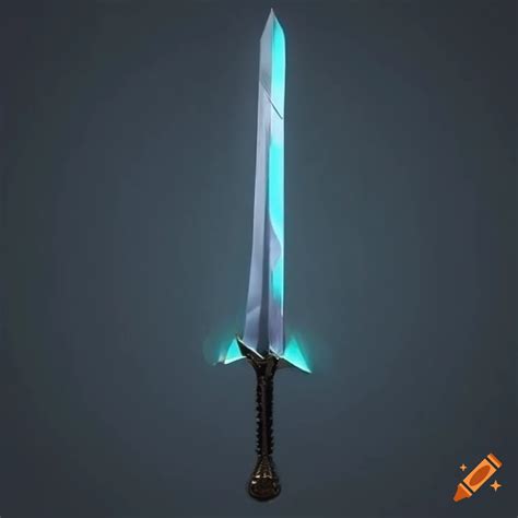 realistic diamond sword