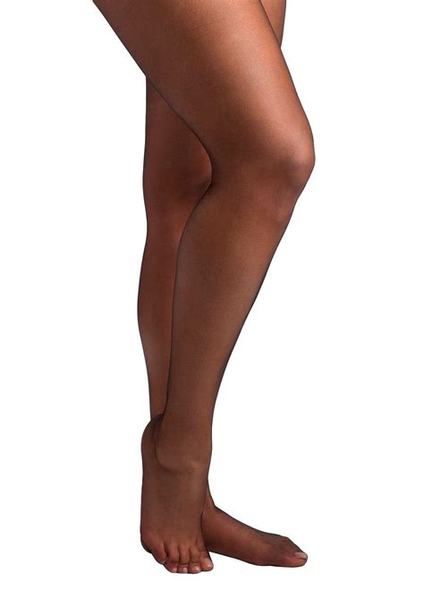 lyst ashley stewart plus size berkshire control top ultra sheer pantyhose in brown save 33