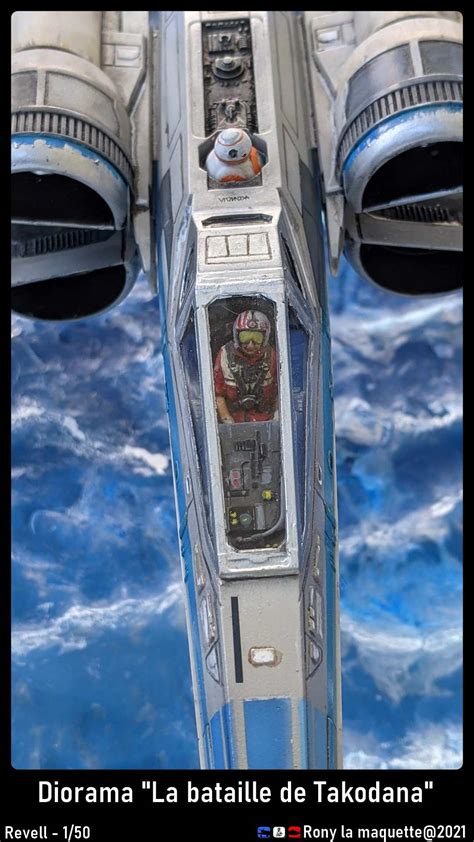 Diorama Starwars X Wing T 70 Fighter Rony La Maquette
