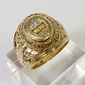 14kt Gold 20g Diamond University Of Texas Balfour Class Ring | Property ...