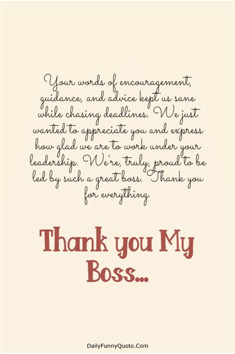 Appreciation Quotes For Boss