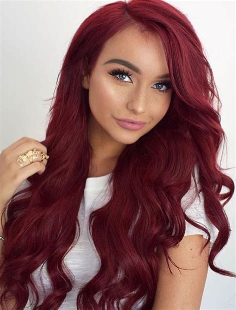Burgundy Red Hair Red Hair Color Burgundy Wine Wine Red Red Color Black Hair Brazilian